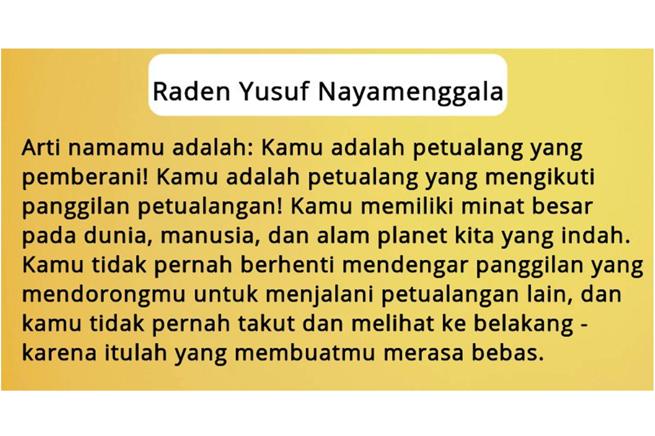 Heboh Tren Nametest di Facebook
