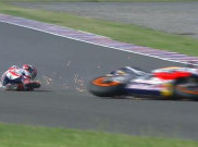 Usai Tabrak Valentino Rossi, Marc Marquez Dapat Banyak Pelajaran