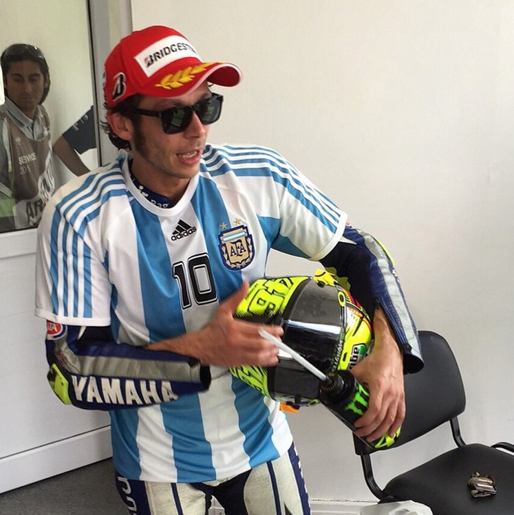 Momen Kemenangan Valentino Rossi di GP Argentina