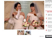 Pernikahan Romantis Pasangan Lesbian di Jepang