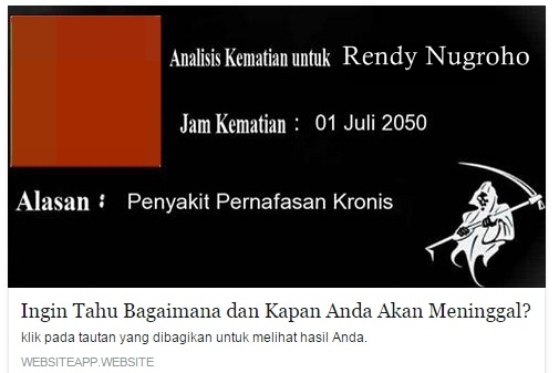 Heboh Layanan Facebook untuk Ramal Kematian