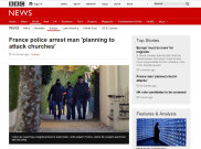 Polisi Prancis Tangkap Pria yang Berniat Serang Gereja