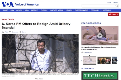 Terkait Kasus Suap, PM Korea Selatan Mengundurkan Diri