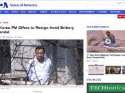 Terkait Kasus Suap, PM Korea Selatan Mengundurkan Diri