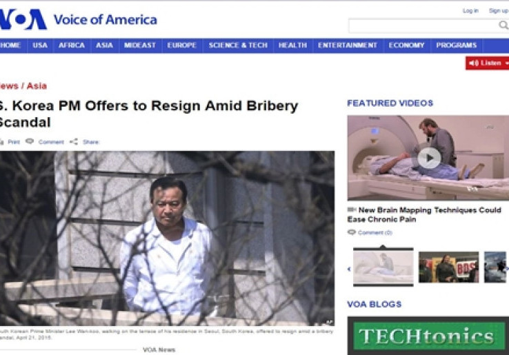 Terkait Kasus Suap, PM Korea Selatan Mengundurkan Diri