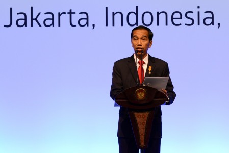 Orasi Jokowi di KAA, IMF dan Bank Dunia Harus Dibubarkan