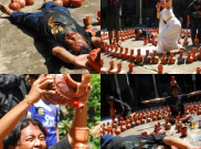 Aksi Kelompok Gerbang Bawah Tanah di Hari Bumi