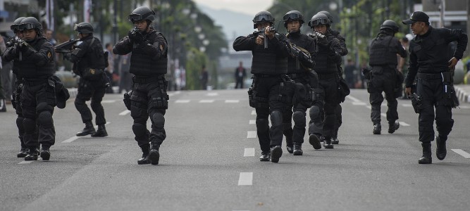 Pengamanan Peringatan KAA di Bandung