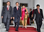 Suasana Pelepasan Dilegasi KAA oleh Presiden Jokowi