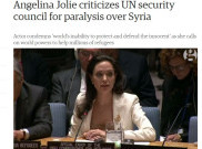 Angelina Jolie: PBB Tak Becus Tangani Krisis Suriah