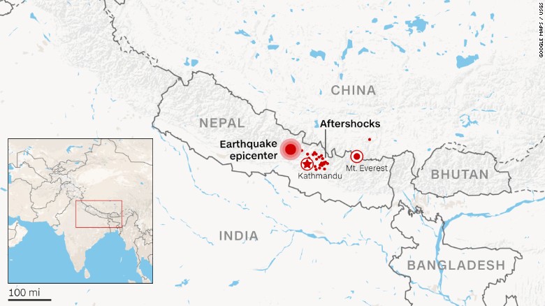 Nepal dan India Diguncang Gempa Susulan 6,7 SR