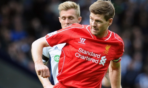 Steven Gerrard Catatkan Penampilan Ke-500 di Liga Primer Inggris