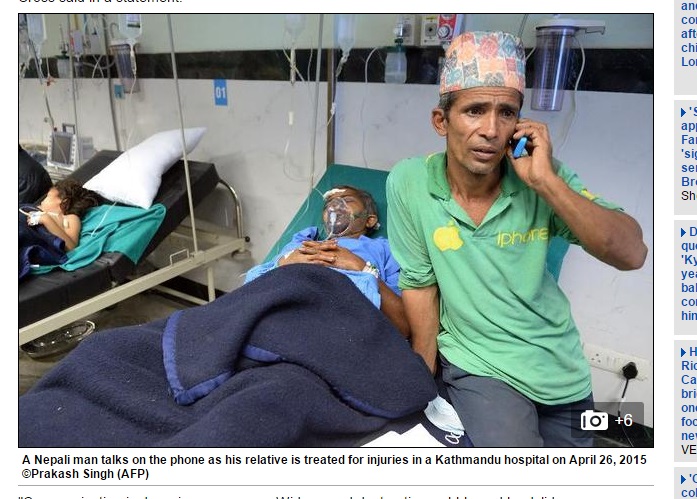 Korban Gempa Nepal Lebih dari 2.300 Jiwa