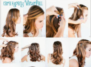 Tutorial Kepang Rambut Air Terjun