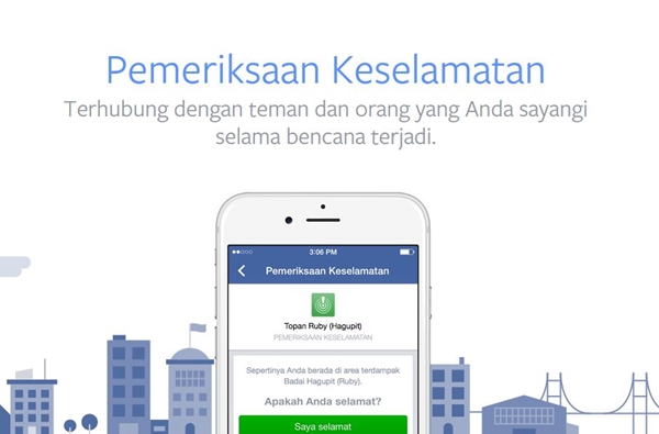 Facebook Pemeriksa Keselamatan, Alternatif Pencari Korban Bencana