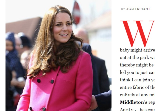 Tak Kunjung Melahirkan, Kate Middleton Tetap Enjoy