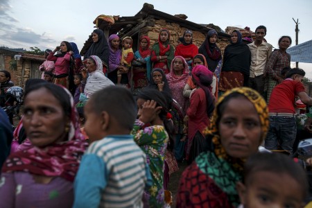 Korban Gempa Nepal Krisis Tempat Tinggal