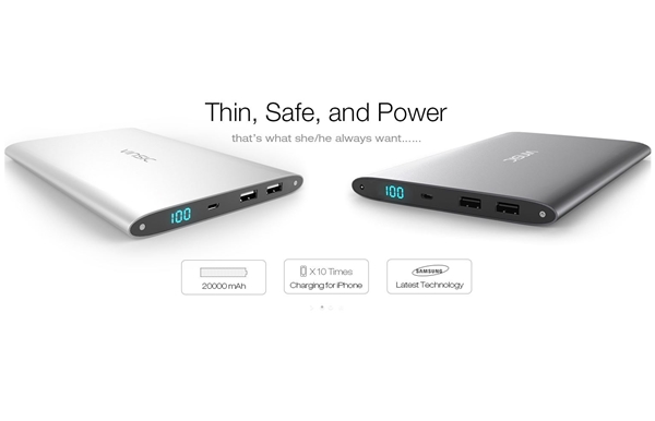 VINSIC, Bank Daya Tambahan untuk MacBook 12 Inci