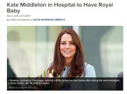 Selamat, Kate Middleton Akhirnya Melahirkan Bayi Perempuan