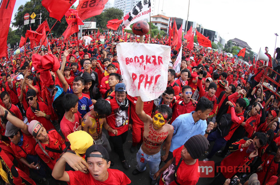 Geruduk Istana, Buruh Sampaikan 10 Tuntutan