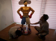 Warga Filipina Buat Kue Berbentuk Manny Pacquiao