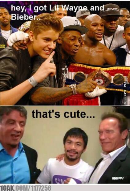 Meme Kocak Pacman Vs Mayweather