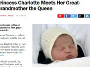 Pertemuan Pertama Putri Charlotte dengan Ratu Elizabeth