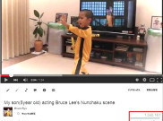 Bocah 5 Tahun Tiru Gerakan Bruce Lee Bikin Heboh Netizen