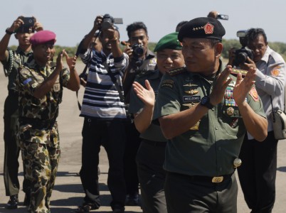 Kunjungan Moeldoko dan Badrodin Haiti ke Timor Leste