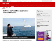 Korea Utara Luncurkan Rudal Mematikan dari Bawah Laut