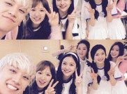 Keakraban Seungri 'Big Bang' dengan Red Velvet di Belakang Panggung
