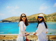 Cantiknya Park Shin Hye Saat Liburan di Hawaii