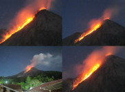 Muntahan Lava Gunung Karangetang