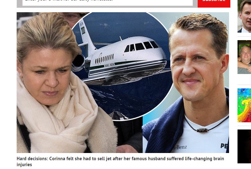 Demi Suami, Istri Michael Schumacher Jual Jet dan Rumah Pribadi