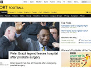 Pele Tinggalkan Rumah Sakit Albert Einstein