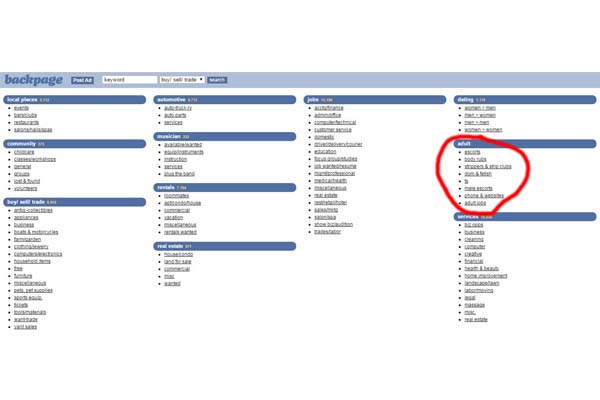 Di Amerika, Situs Pencari Kerja Jajakan Pekerja Seks
