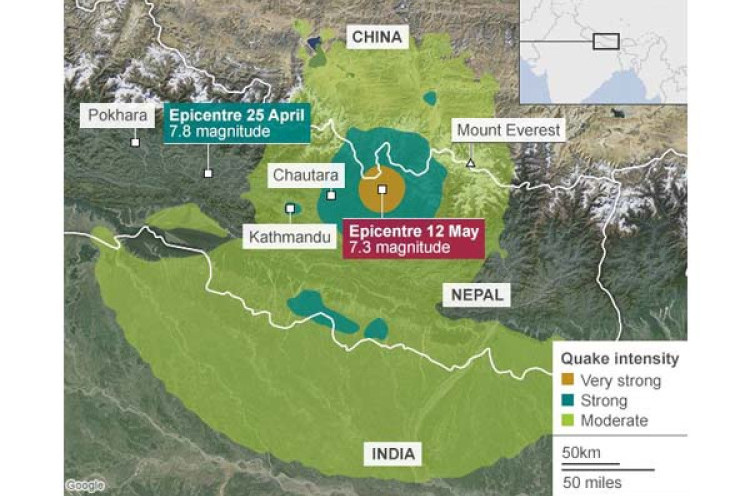 Gempa Nepal Tewaskan 48 Orang