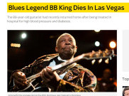 Musisi Blues Legendaris BB King Meninggal Dunia