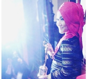 Begini Ekspresi Fatin Shidqia Lubis Usai Mandi Sore