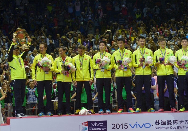 Tiongkok Sabet Gelar Juara Piala Sudirman 2015