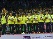 Tiongkok Sabet Gelar Juara Piala Sudirman 2015