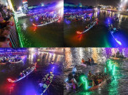 Kemeriahan Festival Kalimas di Surabaya