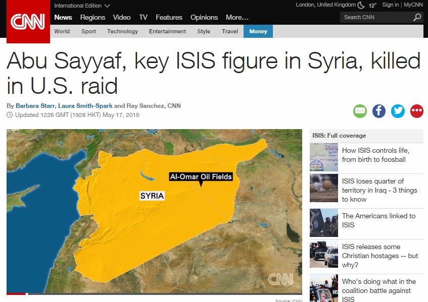 Militer AS Bunuh Tokoh Penting ISIS Abu Sayyaf