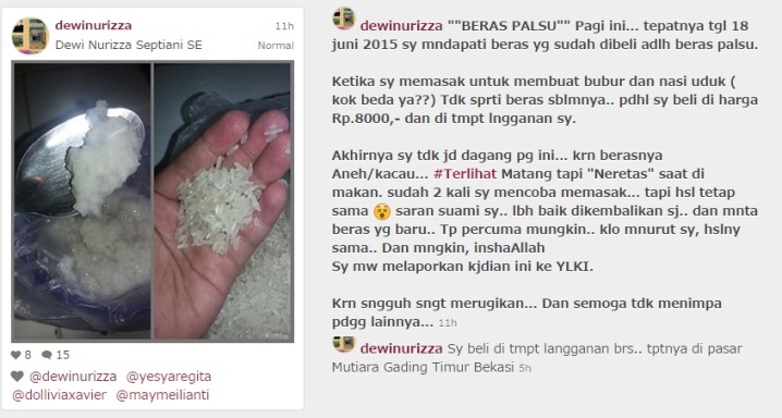 Bikin Geger, Beredar di Bekasi Beras 'Jadi Jadian'