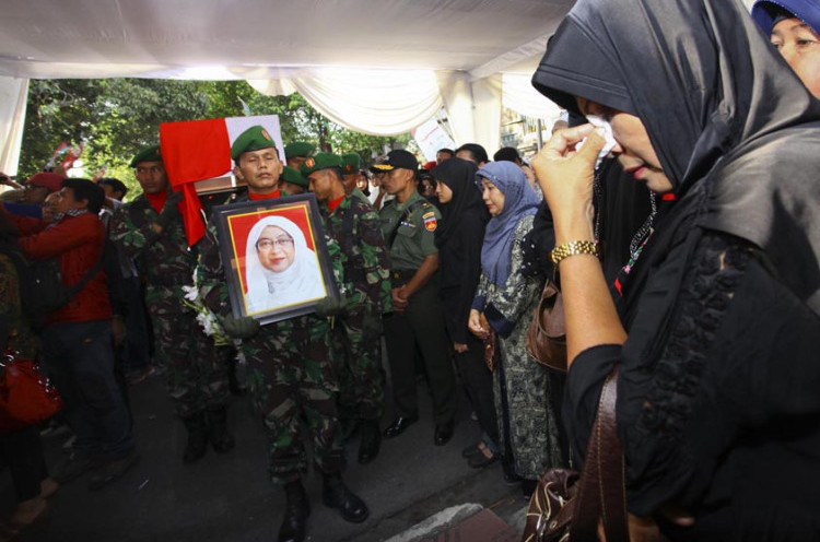 Dubes Burhan Muhammad Dimakamkan di Yogyakarta