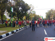 Massa IMM dan GPII Saling Lempar dengan Polisi