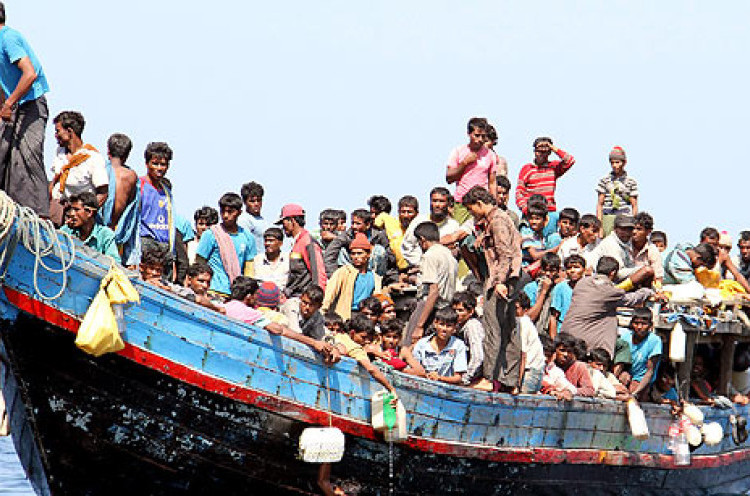 Myanmar Selamatkan Kapal Berisi 200 Imigran