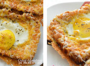 Resep Menu Sarapan Cheesy Baked Egg Toast
