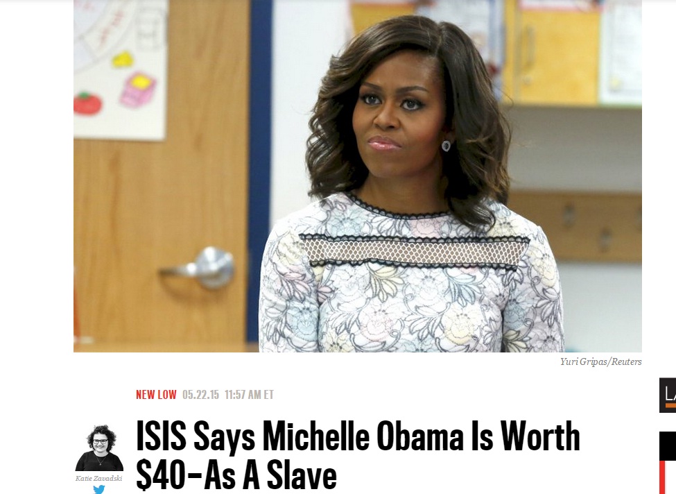 ISIS Sebut Michelle Obama Sebagai 'Pelacur' Murahan