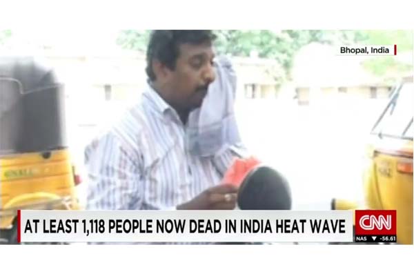 Cuaca Panas India Tewaskan 1.100 Orang